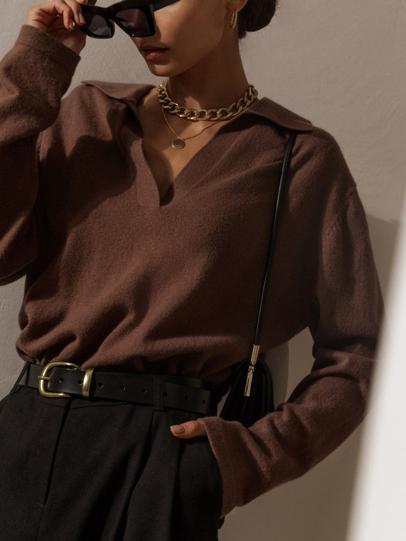 A Vintage Style Sweater with Delicate Timeless Details