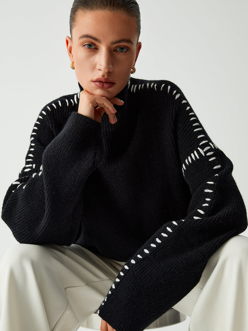 Well Tailored Sweater with a Graceful Silhouette