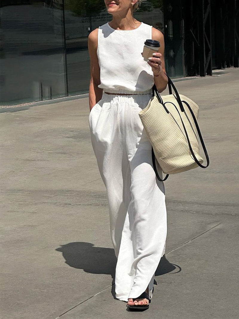 A Vintage Style Pants with Delicate Timeless Details