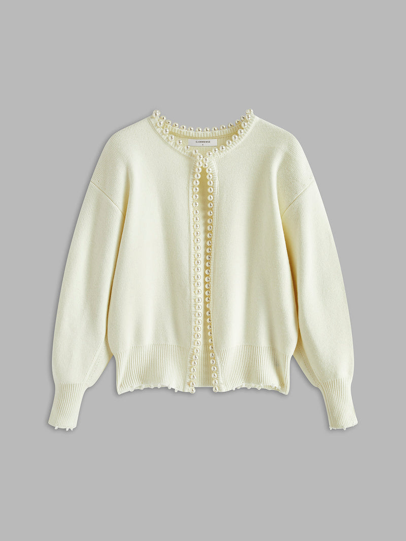 Well Tailored Cardigan with a Graceful Silhouette
