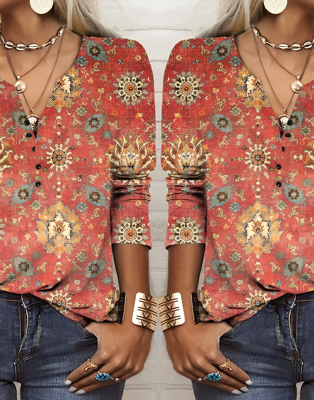 A Vintage Style Blouse with Delicate Timeless Details