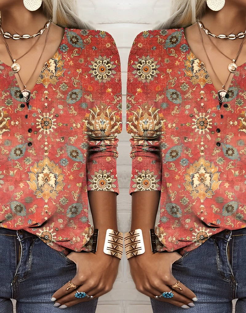 A Vintage Style Blouse with Delicate Timeless Details