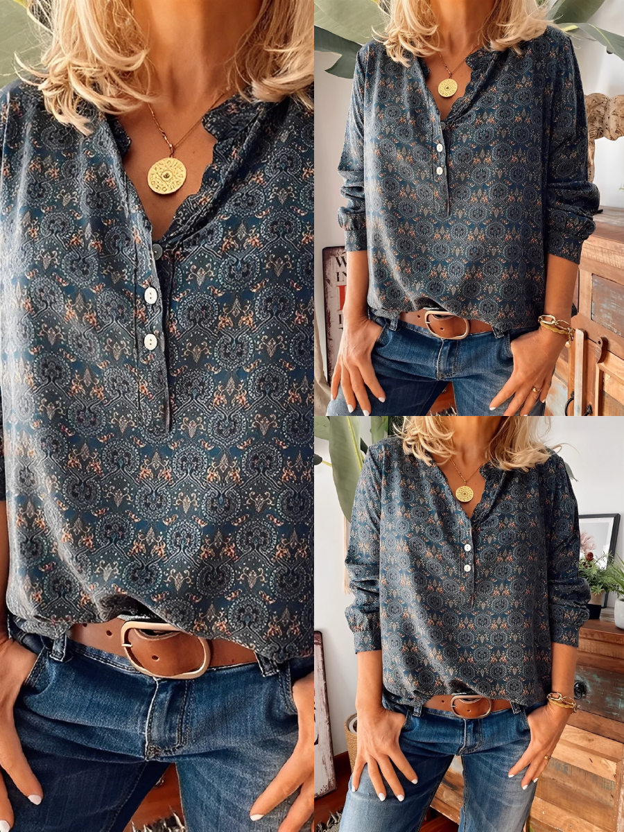 Vintage Inspired Blouse with a Contemporary Edge