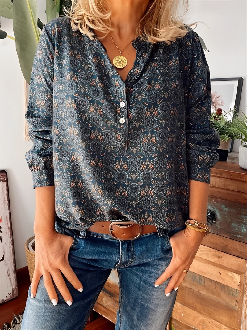 Vintage Inspired Blouse with a Contemporary Edge