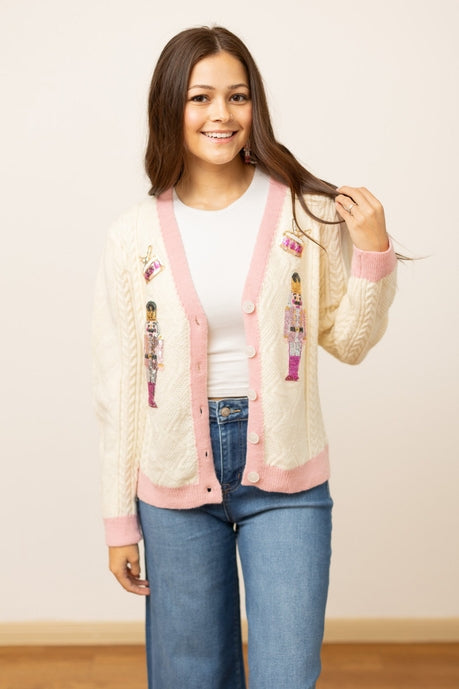 A Vintage Style Sweater with Delicate Timeless Details