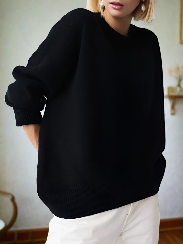 Well Tailored Sweater with a Graceful Silhouette