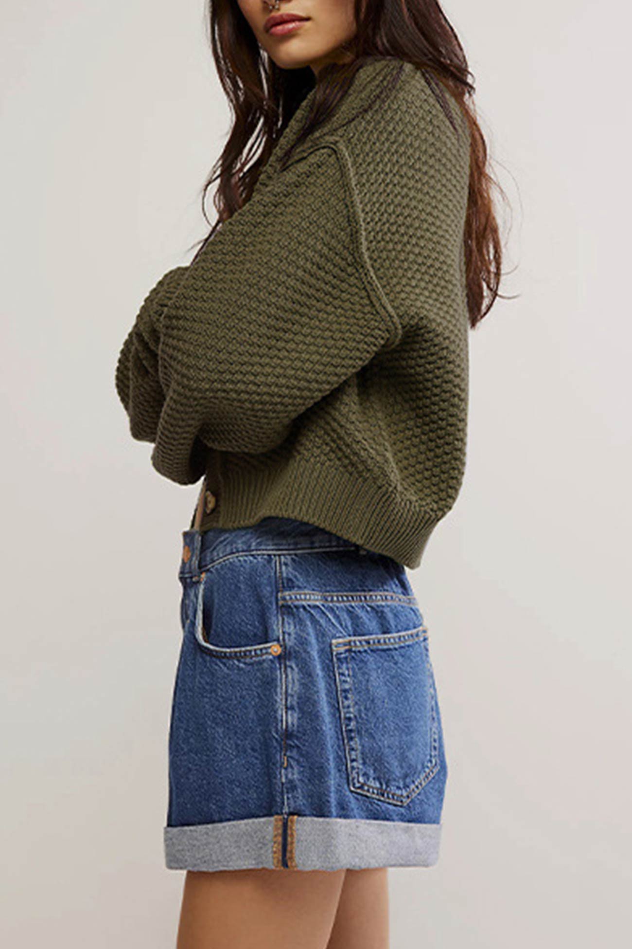 Classic Vintage Cardigan with a Flattering Fit