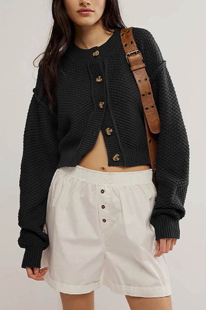 Classic Vintage Cardigan with a Flattering Fit