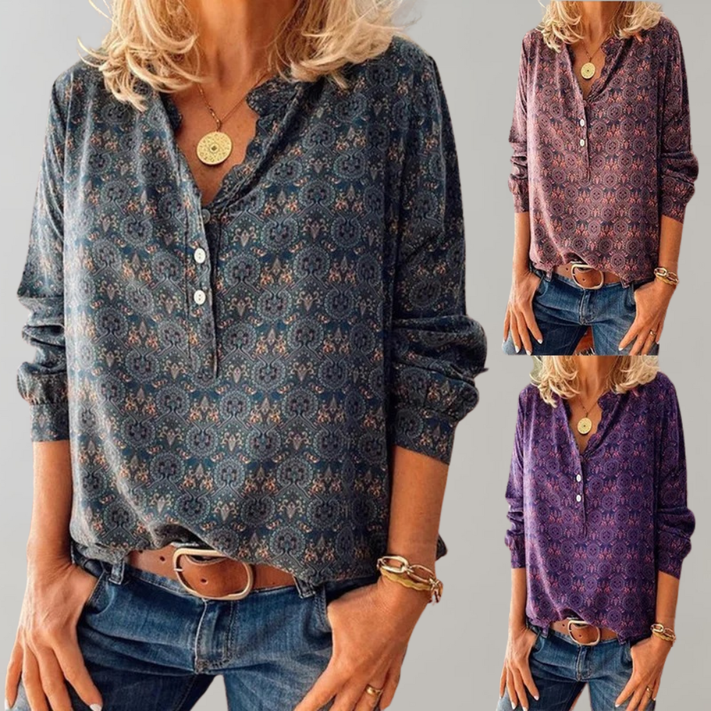 Well Tailored Blouse with a Graceful Silhouette