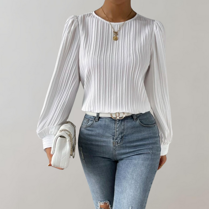 A Vintage Style Blouse with Delicate Timeless Details