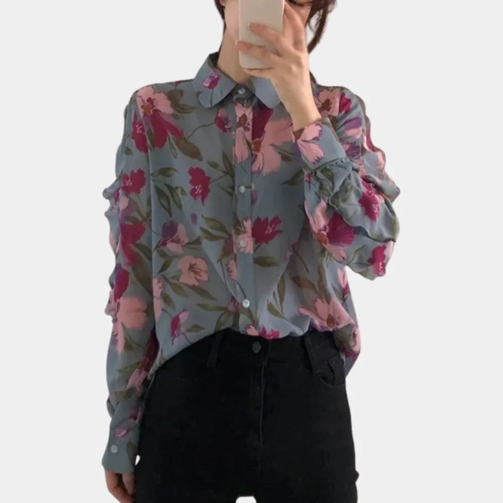 Vintage Inspired Blouse with a Contemporary Edge