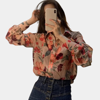 Vintage Inspired Blouse with a Contemporary Edge