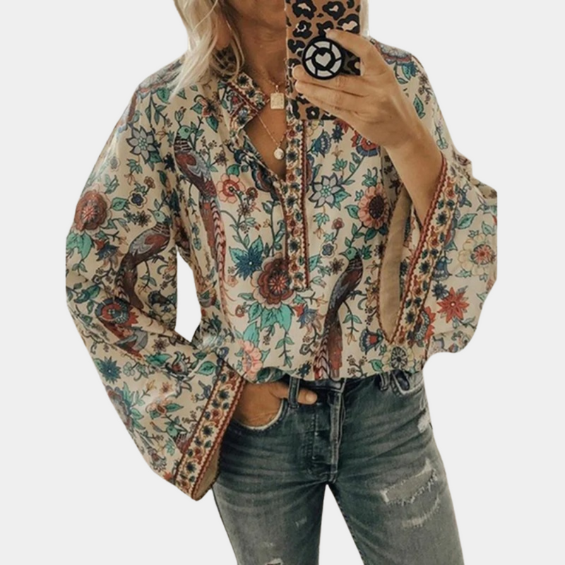 A Vintage Style Blouse with Delicate Timeless Details
