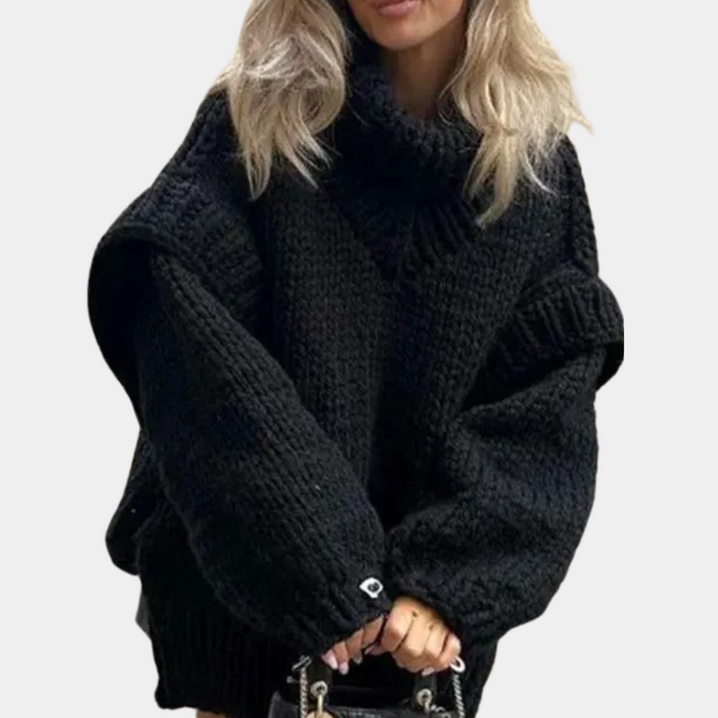 Well Tailored Sweater with a Graceful Silhouette