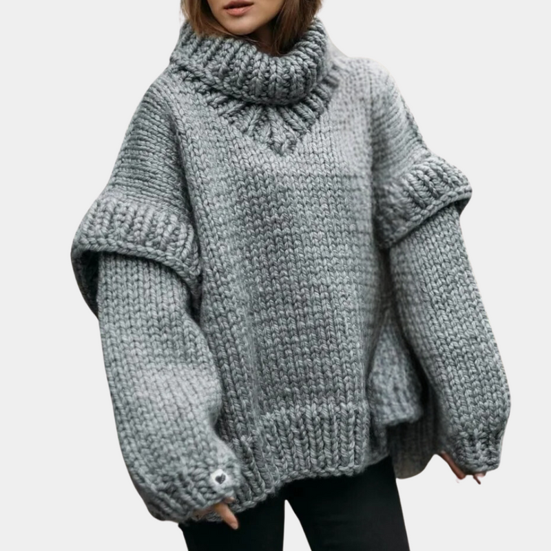 Well Tailored Sweater with a Graceful Silhouette