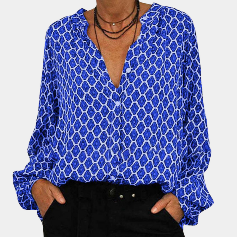 Classic Vintage Blouse with a Flattering Fit