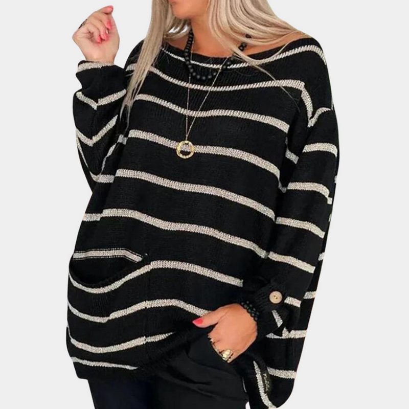 Well Tailored Sweater with a Graceful Silhouette