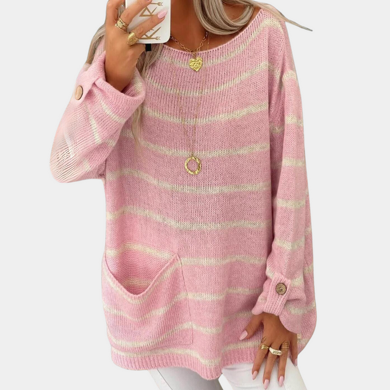 Well Tailored Sweater with a Graceful Silhouette