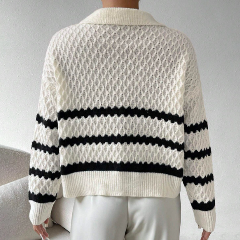 Vintage Inspired Sweater with a Contemporary Edge