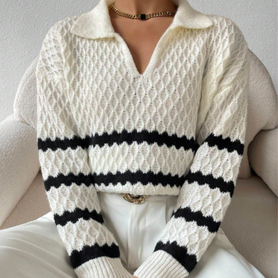 Vintage Inspired Sweater with a Contemporary Edge