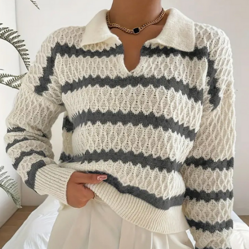 Vintage Inspired Sweater with a Contemporary Edge