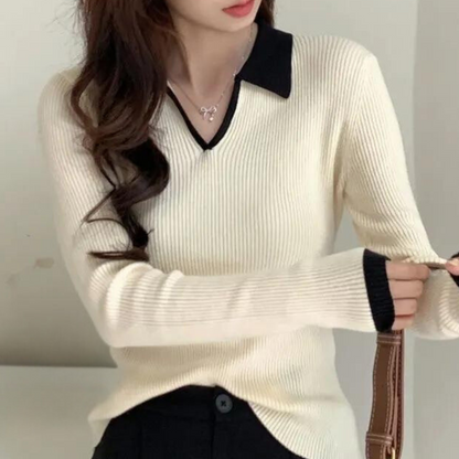 Well Tailored Sweater with a Graceful Silhouette