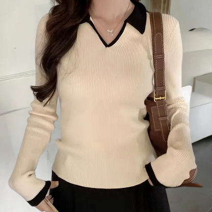 Well Tailored Sweater with a Graceful Silhouette