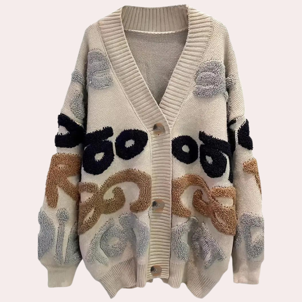 Classic Vintage Cardigan with a Flattering Fit