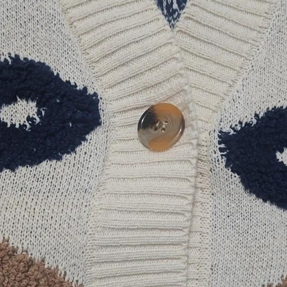Classic Vintage Cardigan with a Flattering Fit