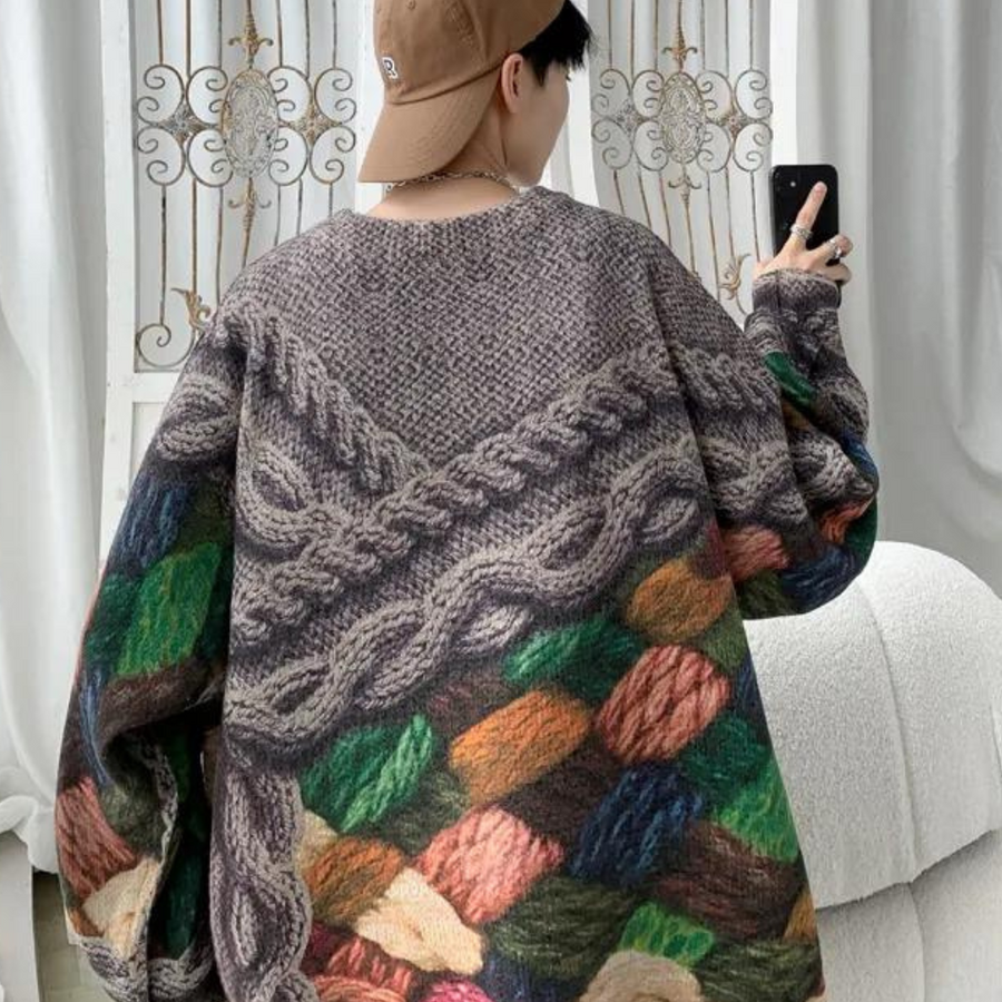 Vintage Inspired Sweater with a Contemporary Edge