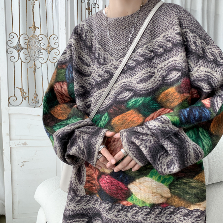 Vintage Inspired Sweater with a Contemporary Edge