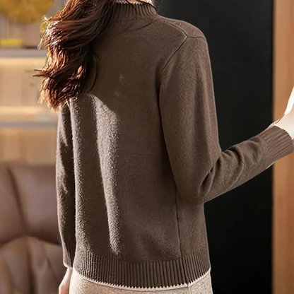 Well Tailored Sweater with a Graceful Silhouette