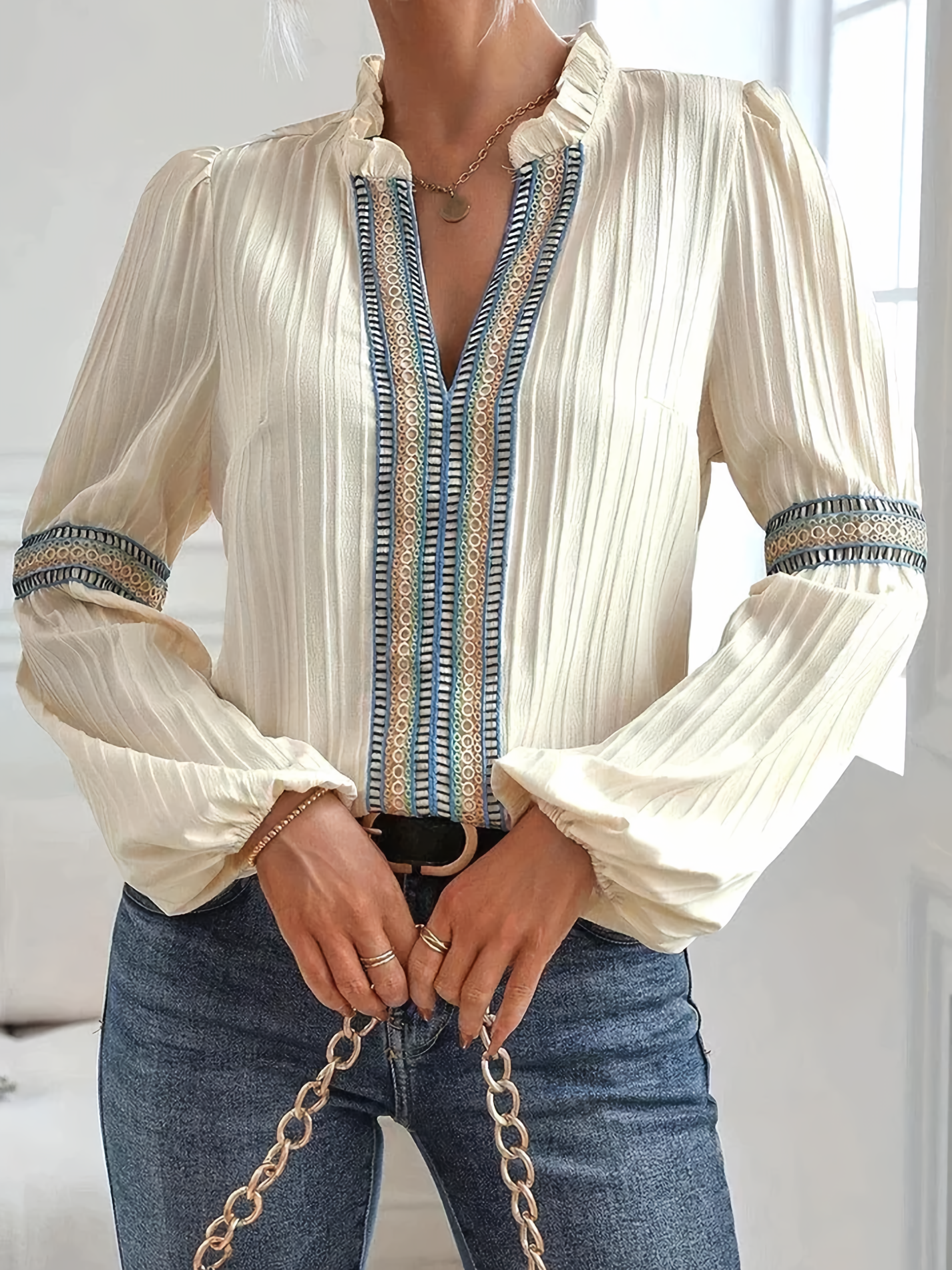 Beautifully Balanced Blouse with Timeless Character