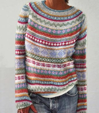Well Tailored Sweater with a Graceful Silhouette