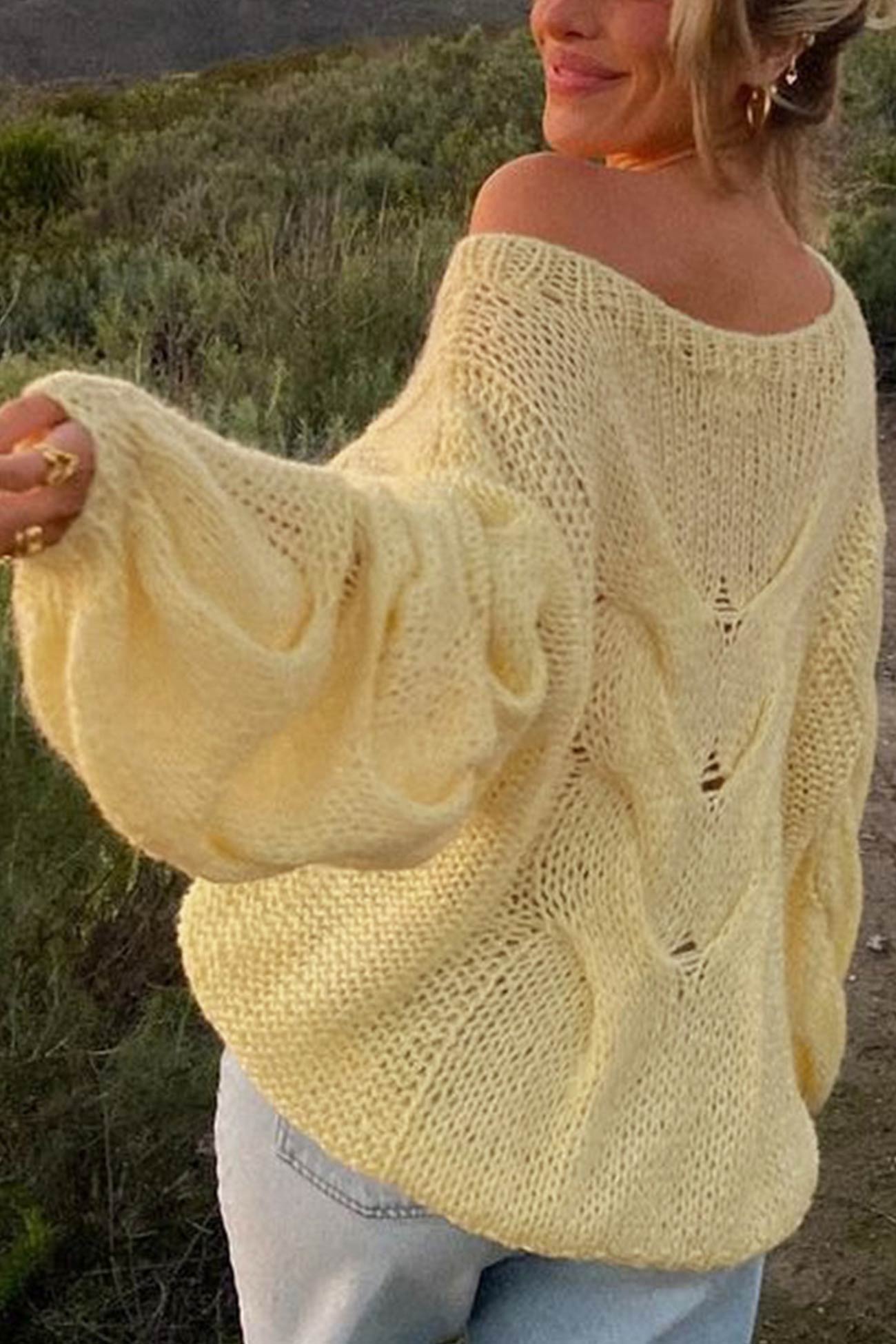 Vintage Inspired Sweater with a Contemporary Edge