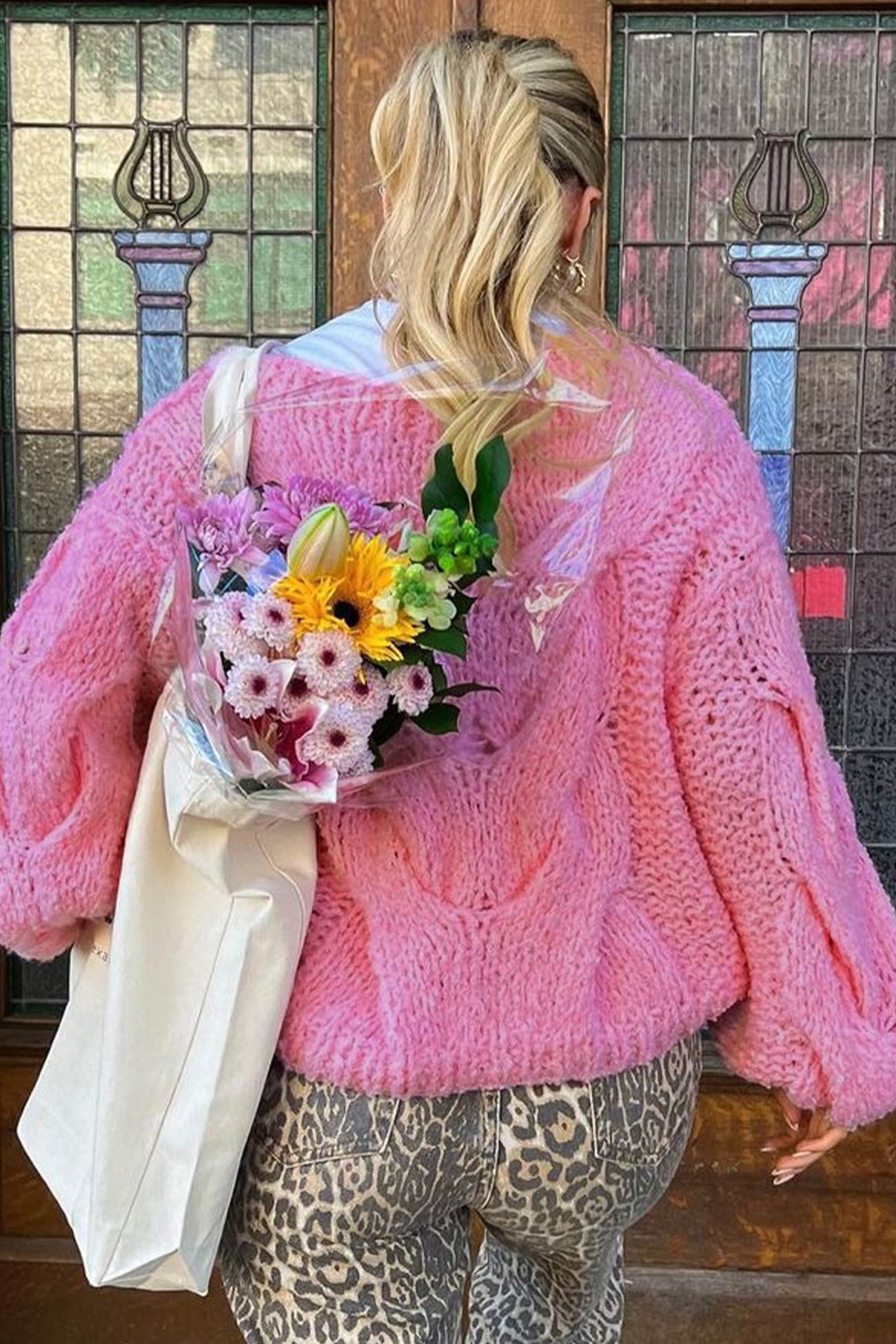Vintage Inspired Sweater with a Contemporary Edge