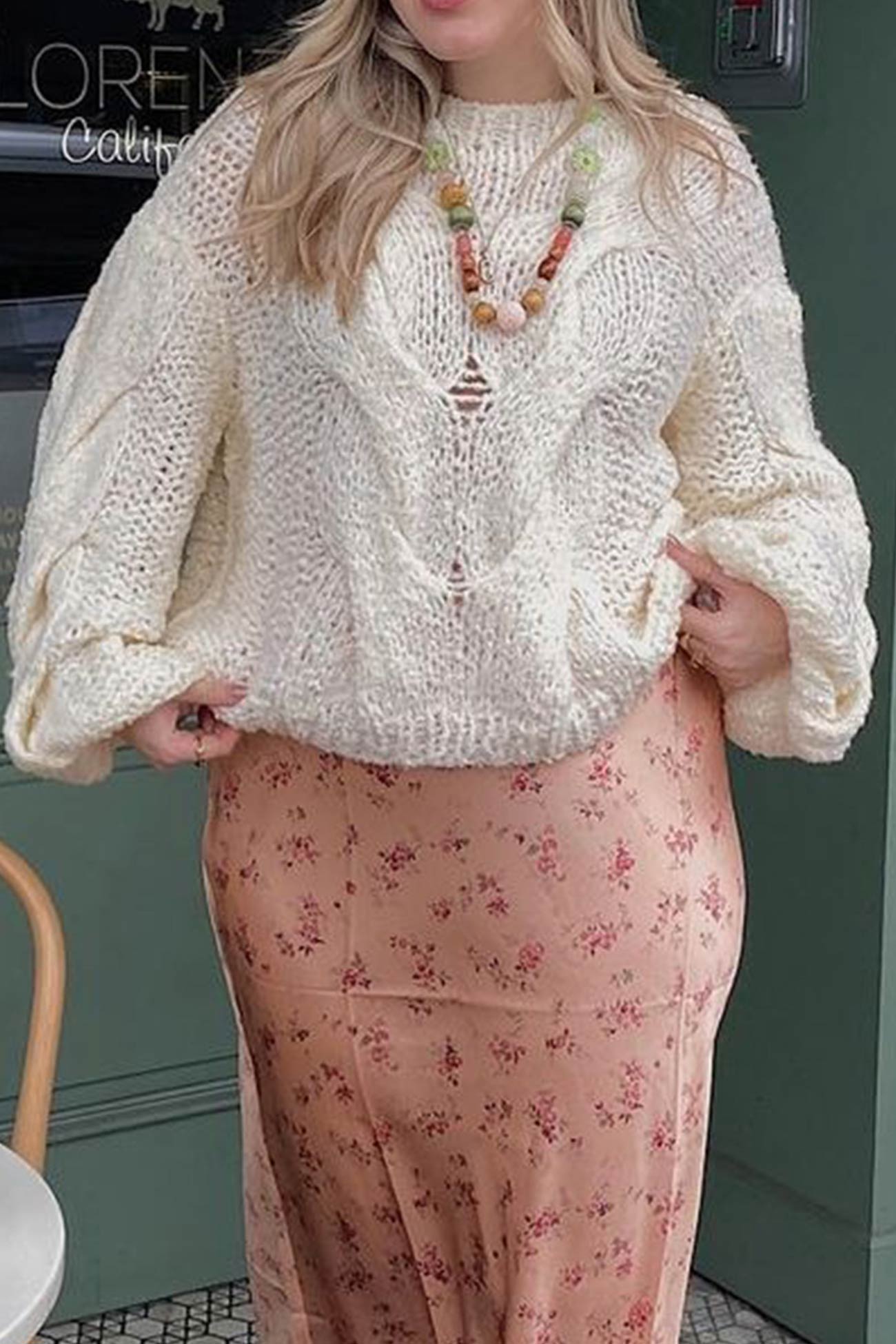 Vintage Inspired Sweater with a Contemporary Edge