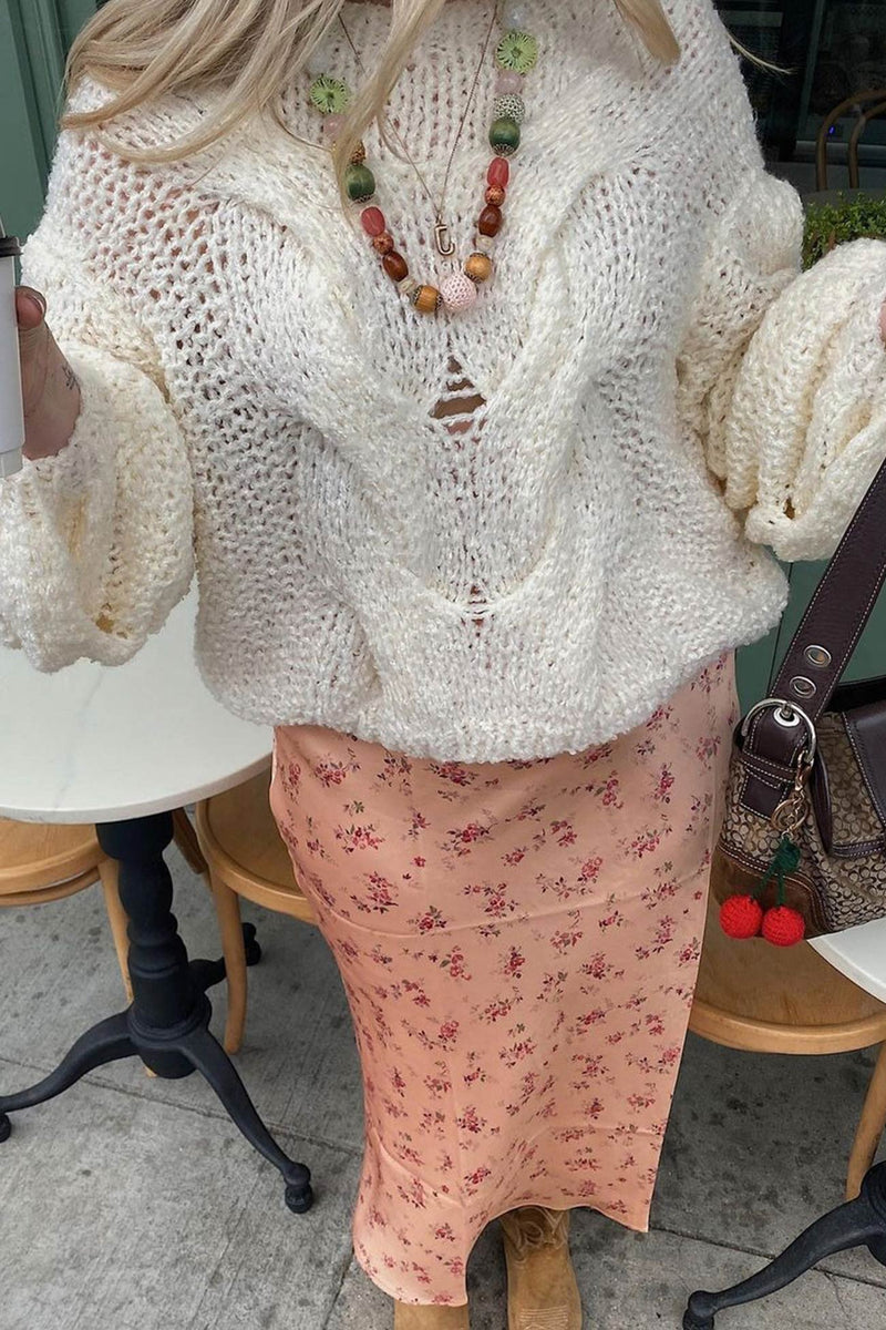 Vintage Inspired Sweater with a Contemporary Edge