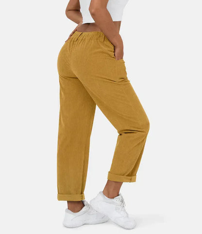 A Vintage Style Pants with Delicate Timeless Details