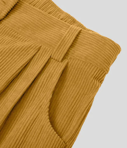 A Vintage Style Pants with Delicate Timeless Details