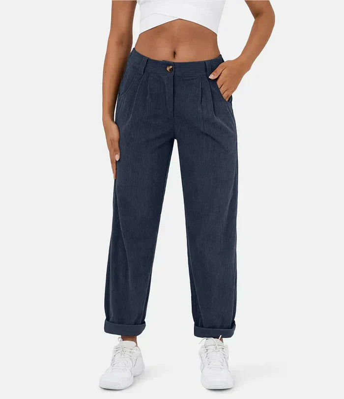 A Vintage Style Pants with Delicate Timeless Details
