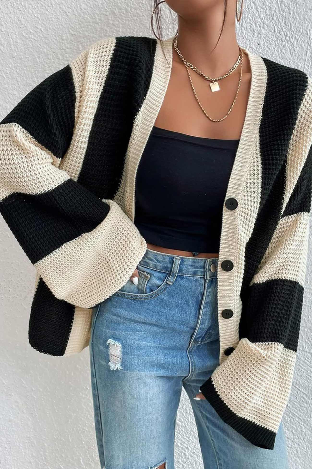 Sophisticated Cardigan with a Clean Classic Look