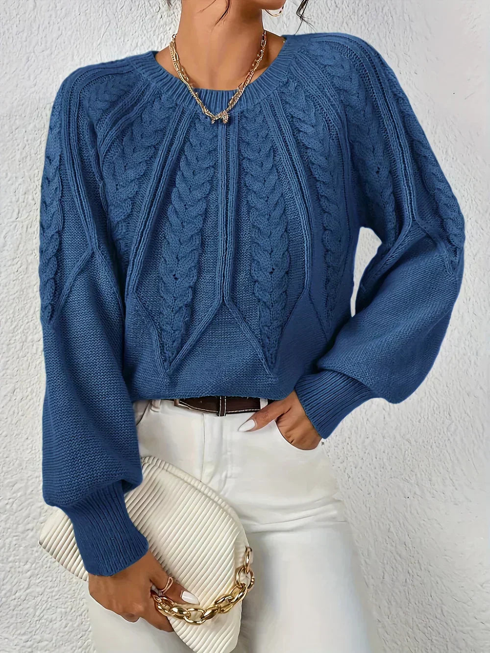 Beautifully Finished Sweater in a Timeless Design