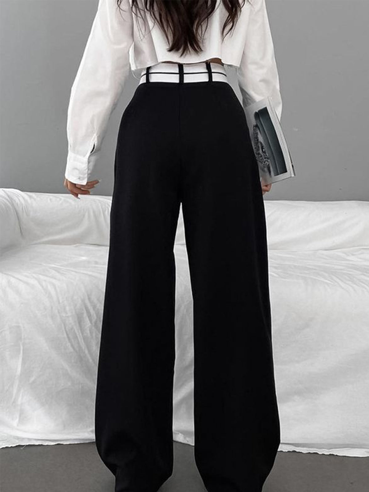 A Vintage Style Trousers with Delicate Timeless Details