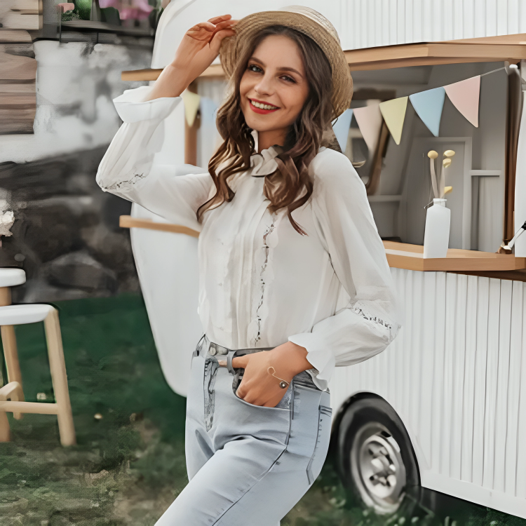 Classic Vintage & Enduringly Stylish Blouse