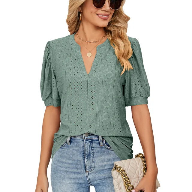 A Vintage Style Blouse with Delicate Timeless Details