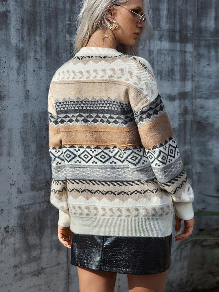 Vintage Inspired Sweater with a Contemporary Edge