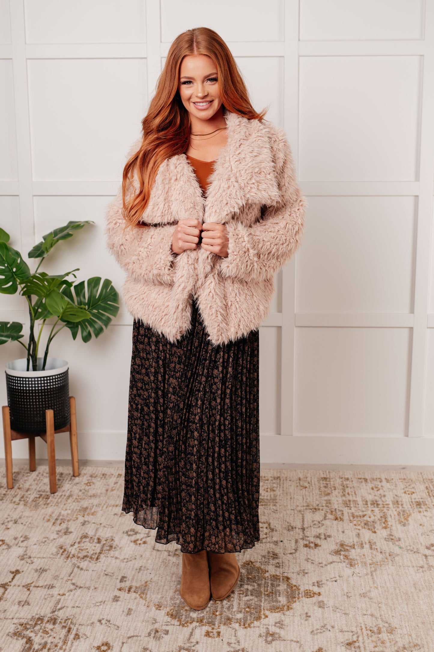 A Vintage Style Coat with Delicate Timeless Details