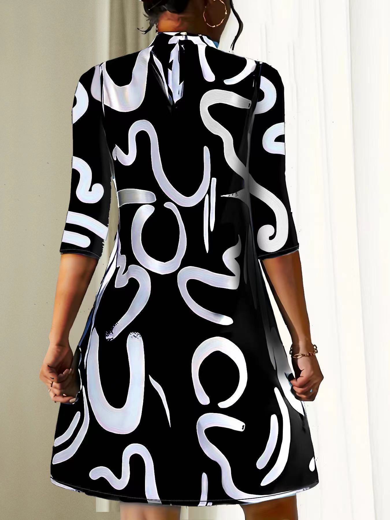 Elegantly Styled Dress for Everyday Wear