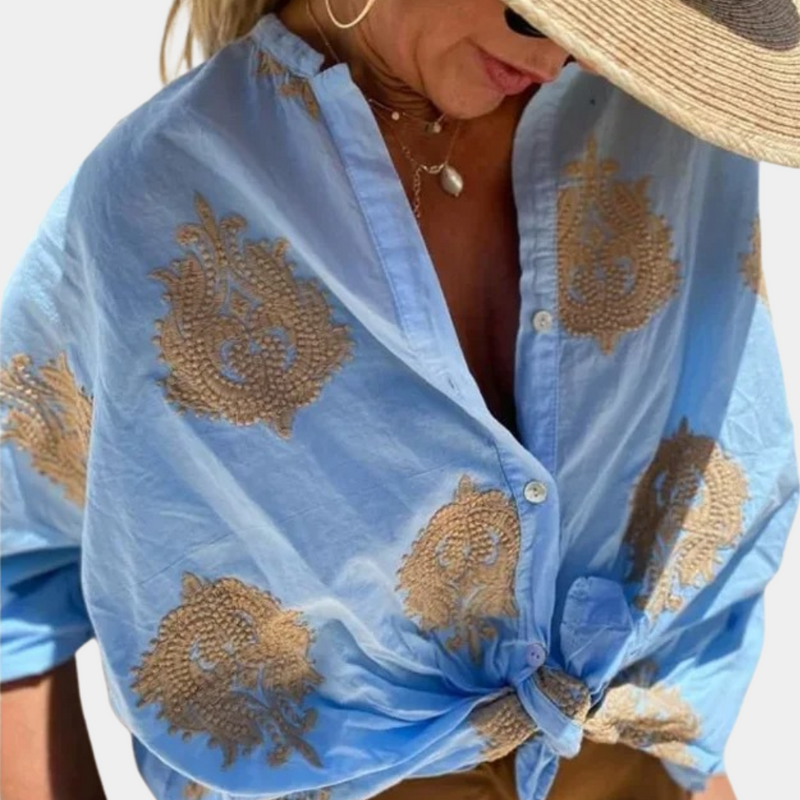 A Vintage Style Blouse with Delicate Timeless Details